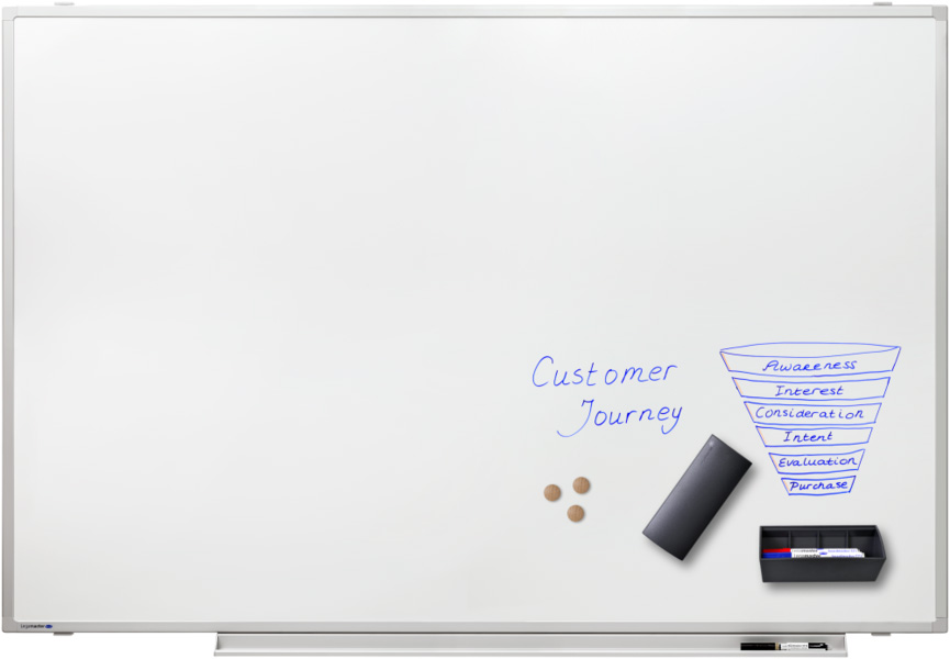 Een Whiteboard professional 155X200cm koop je bij Supply Mij